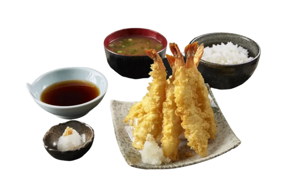 Ebi Tempura Rice Set