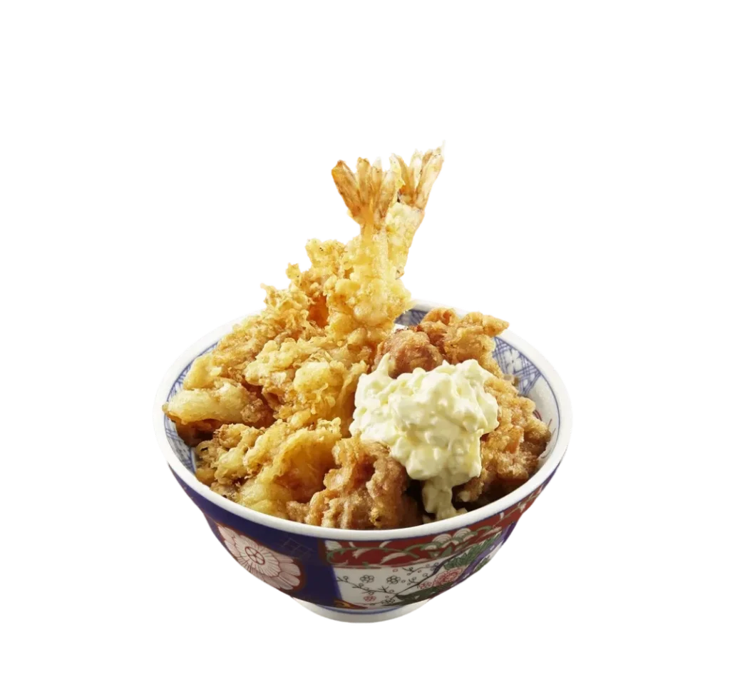 Ebi Tempura & Tartar Fried Chicken Don